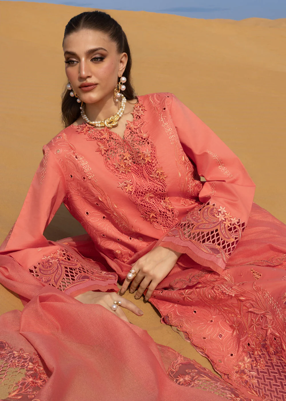 Premium Luxury Lawn '26 by Rang Rasiya | ELNAZ - Image 2