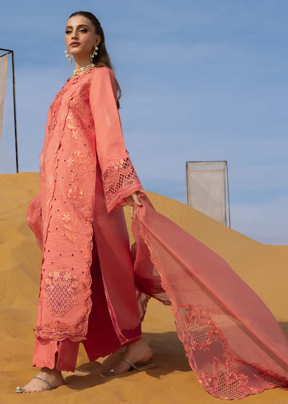Premium Luxury Lawn '26 by Rang Rasiya | ELNAZ - Image 3