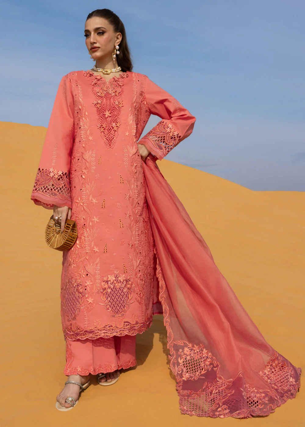 Premium Luxury Lawn '26 by Rang Rasiya | ELNAZ - Image 4