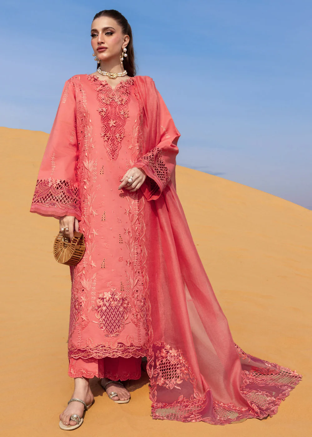 Premium Luxury Lawn '26 by Rang Rasiya | ELNAZ - Image 6