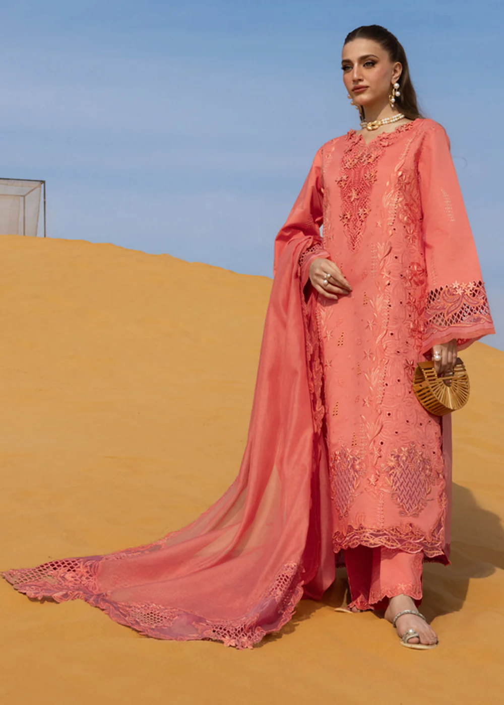 Premium Luxury Lawn '26 by Rang Rasiya | ELNAZ - Image 7