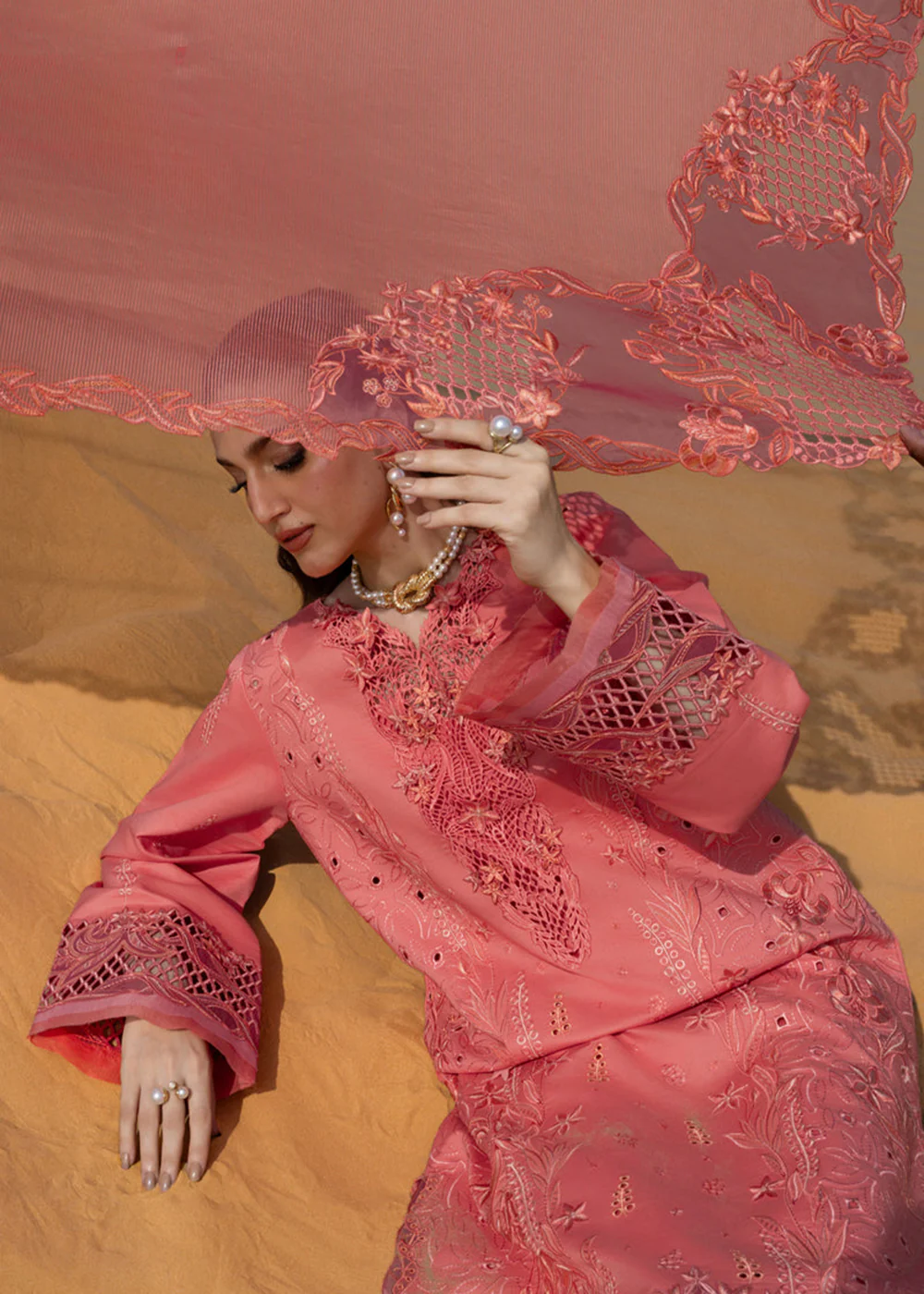 Premium Luxury Lawn '26 by Rang Rasiya | ELNAZ - Image 8