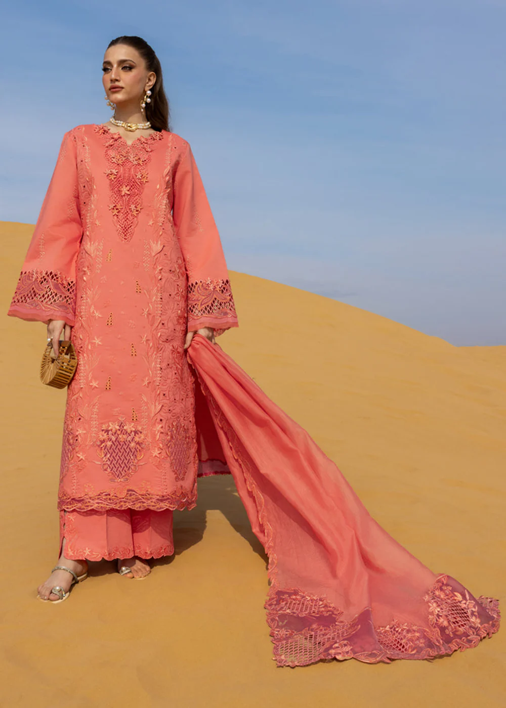 Premium Luxury Lawn '26 by Rang Rasiya | ELNAZ - Image 9