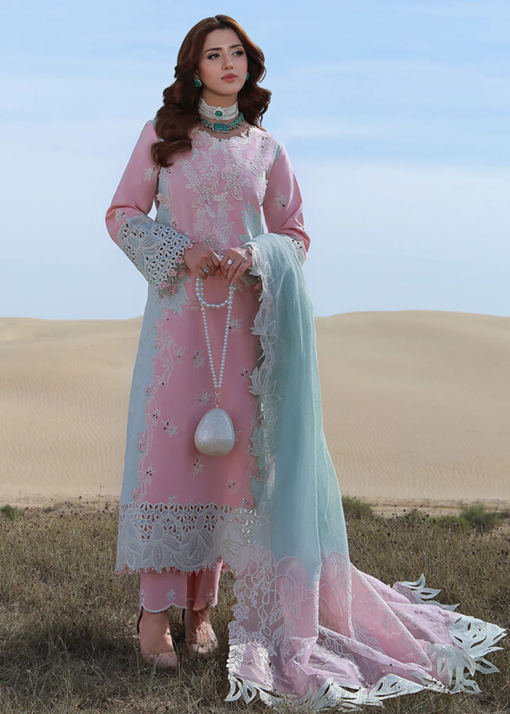 Premium Luxury Lawn '26 by Rang Rasiya | MAHSA - Image 4