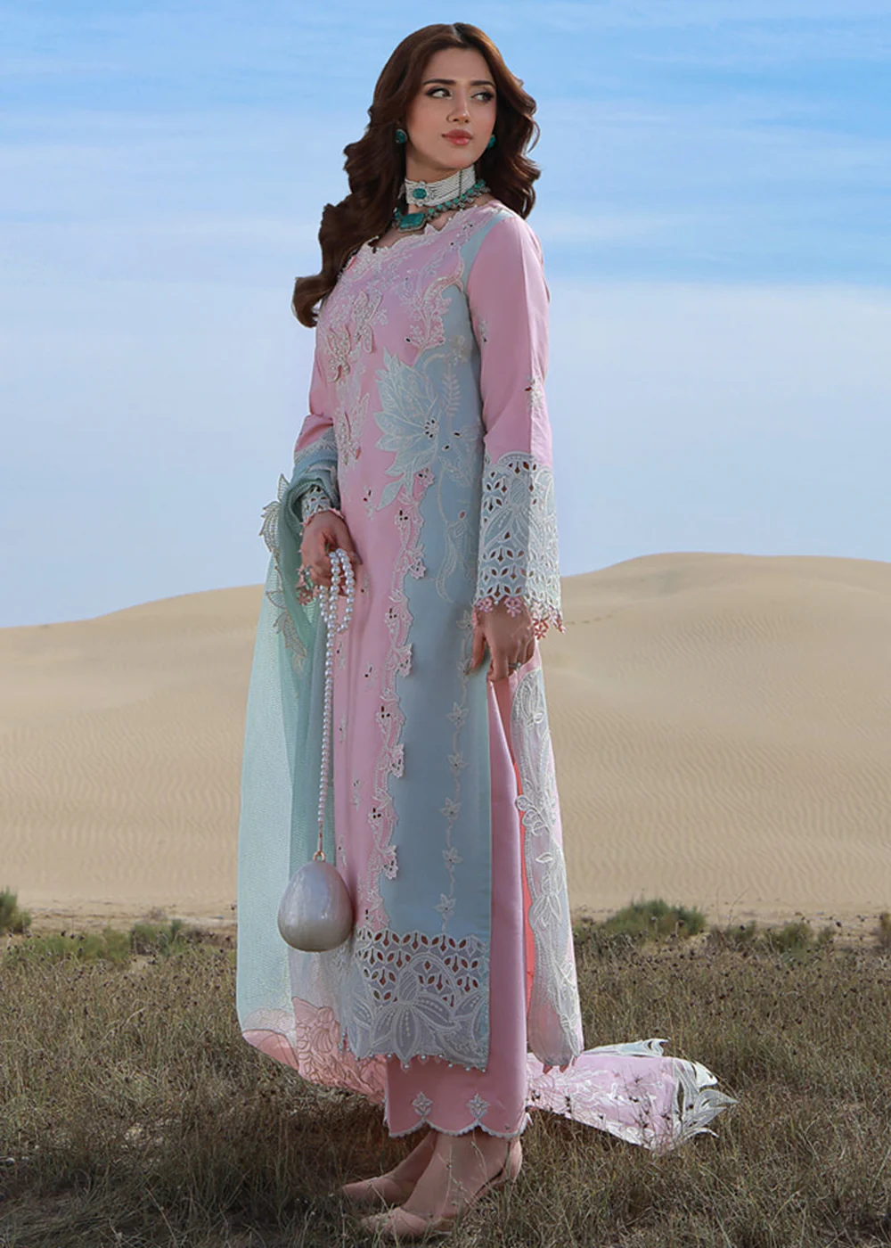 Premium Luxury Lawn '26 by Rang Rasiya | MAHSA - Image 5