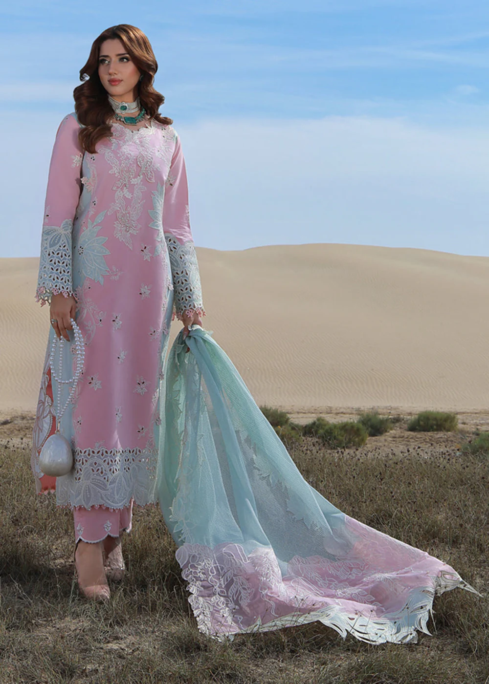 Premium Luxury Lawn '26 by Rang Rasiya | MAHSA - Image 6