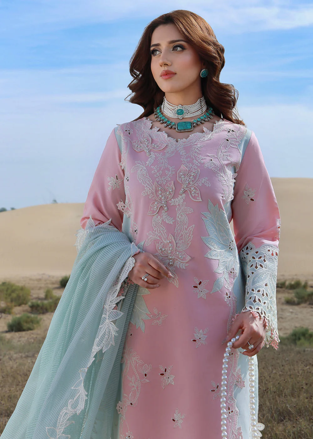 Premium Luxury Lawn '26 by Rang Rasiya | MAHSA - Image 8