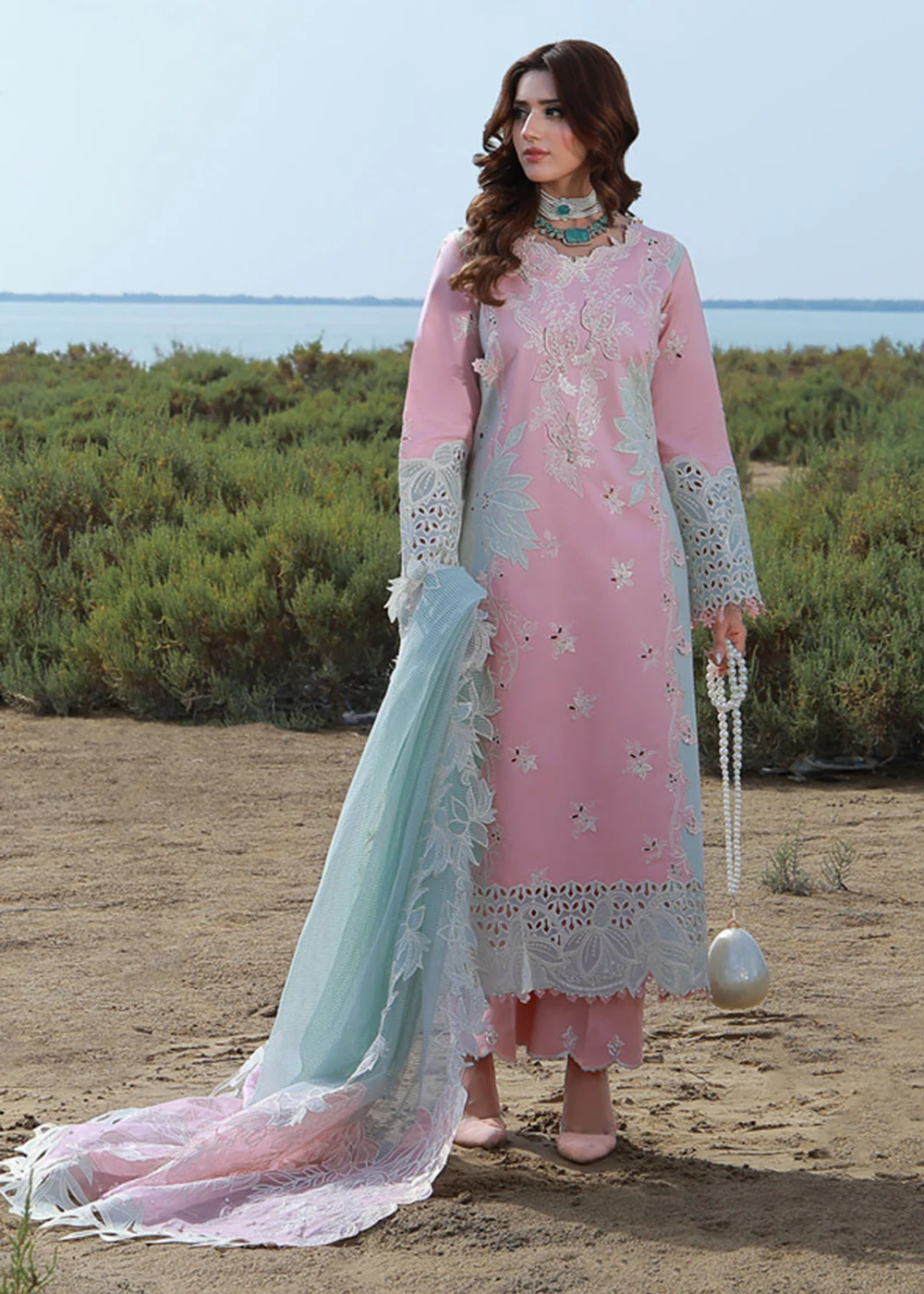 Premium Luxury Lawn '26 by Rang Rasiya | MAHSA - Image 9