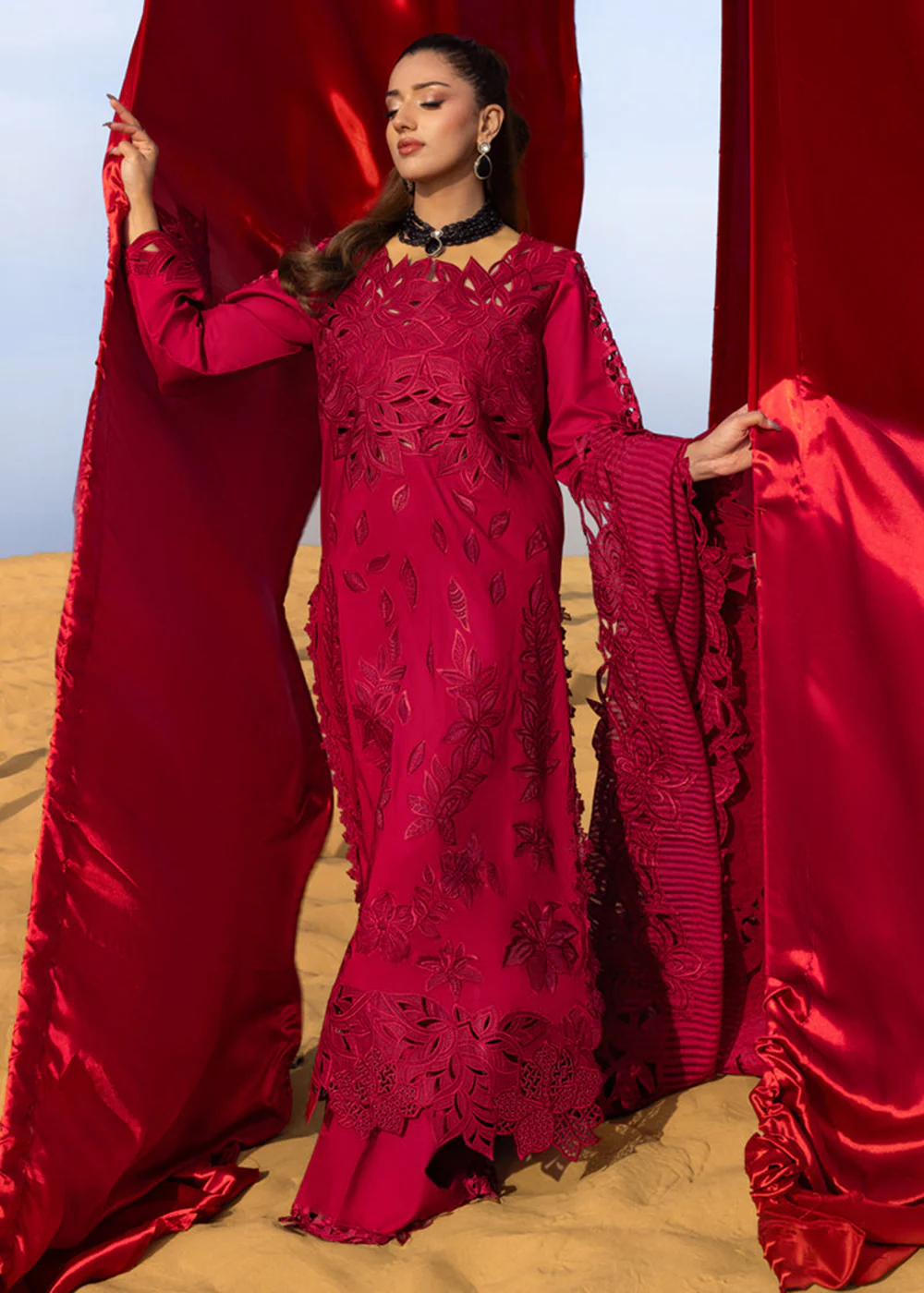 Premium Luxury Lawn '26 by Rang Rasiya | RAMEEN - Image 10