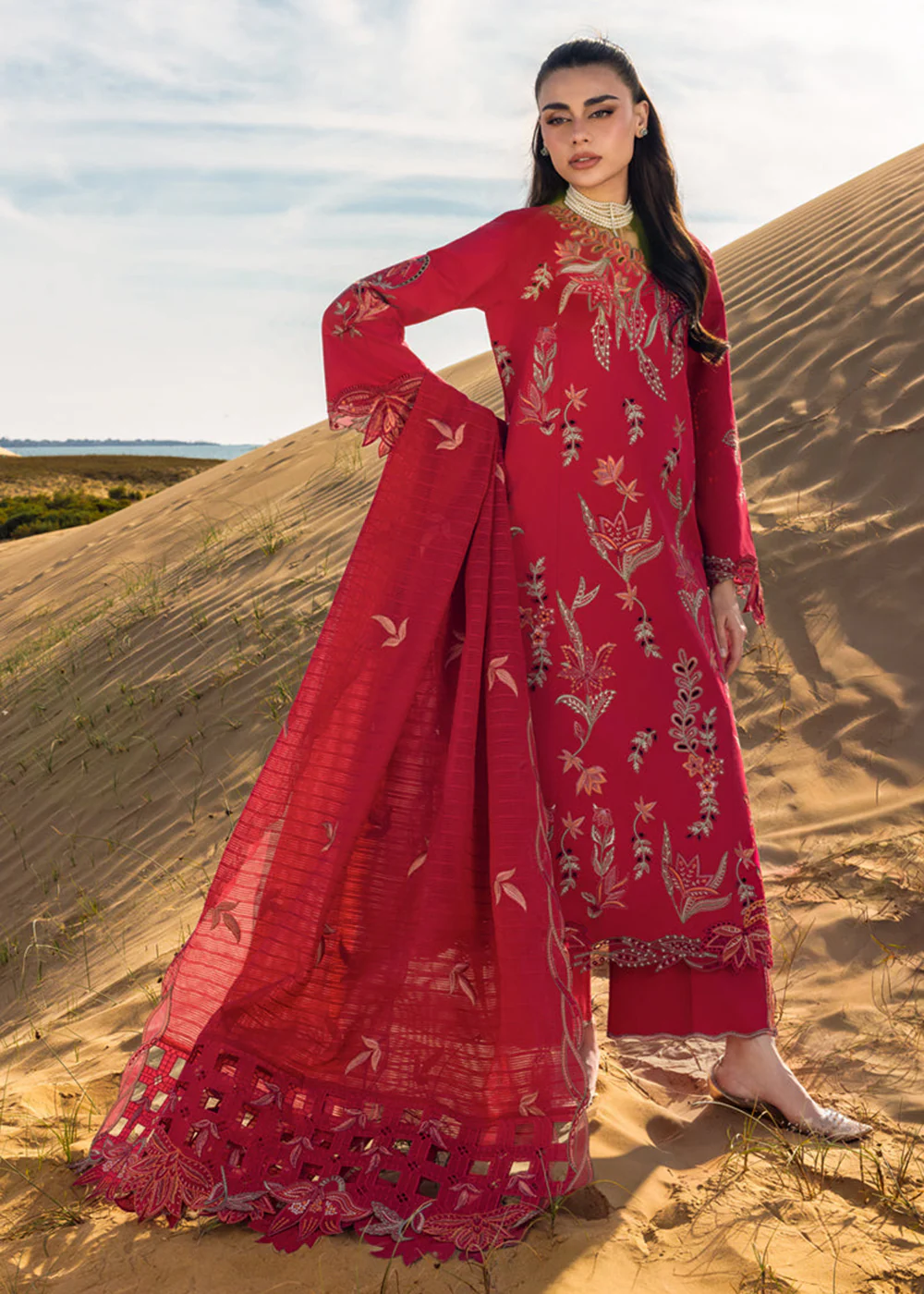 Premium Luxury Lawn '26 by Rang Rasiya | SAFA - Image 8