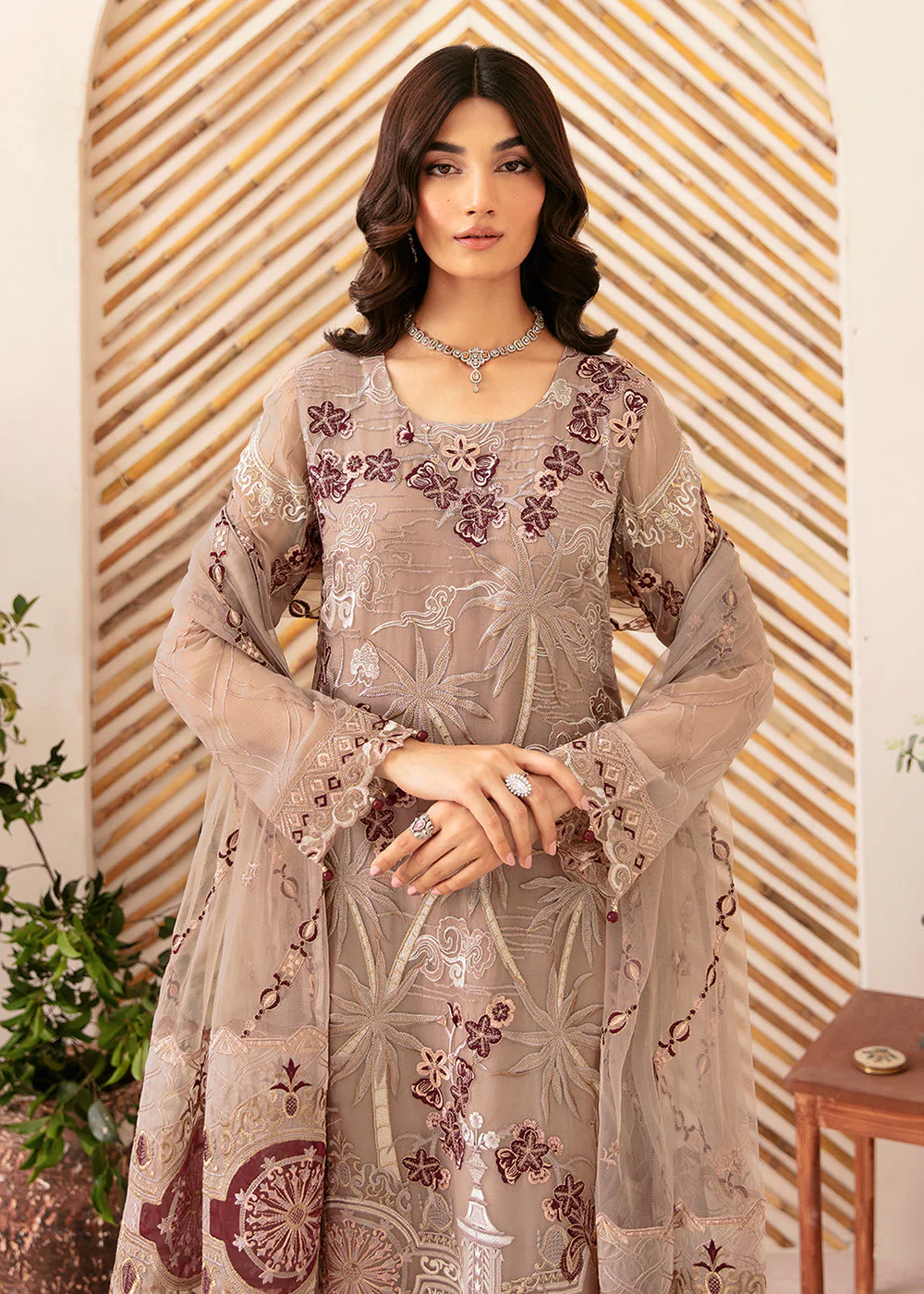 Rangoon Chiffon Collection 24 by Ramsha | D-1206 - Image 2