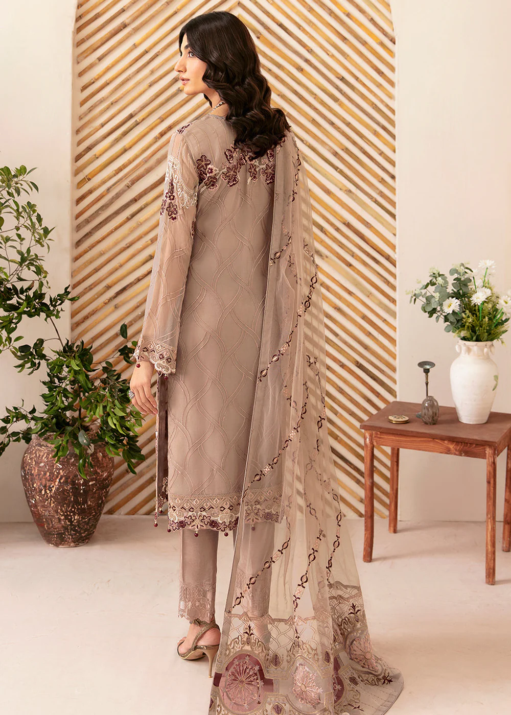Rangoon Chiffon Collection 24 by Ramsha | D-1206 - Image 3