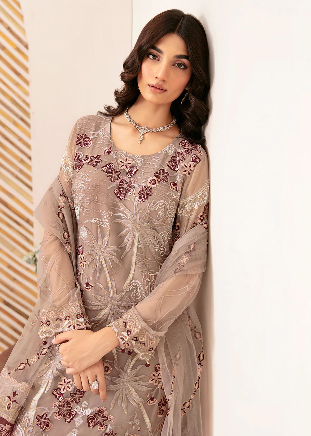 Rangoon Chiffon Collection 24 by Ramsha | D-1206 - Image 4