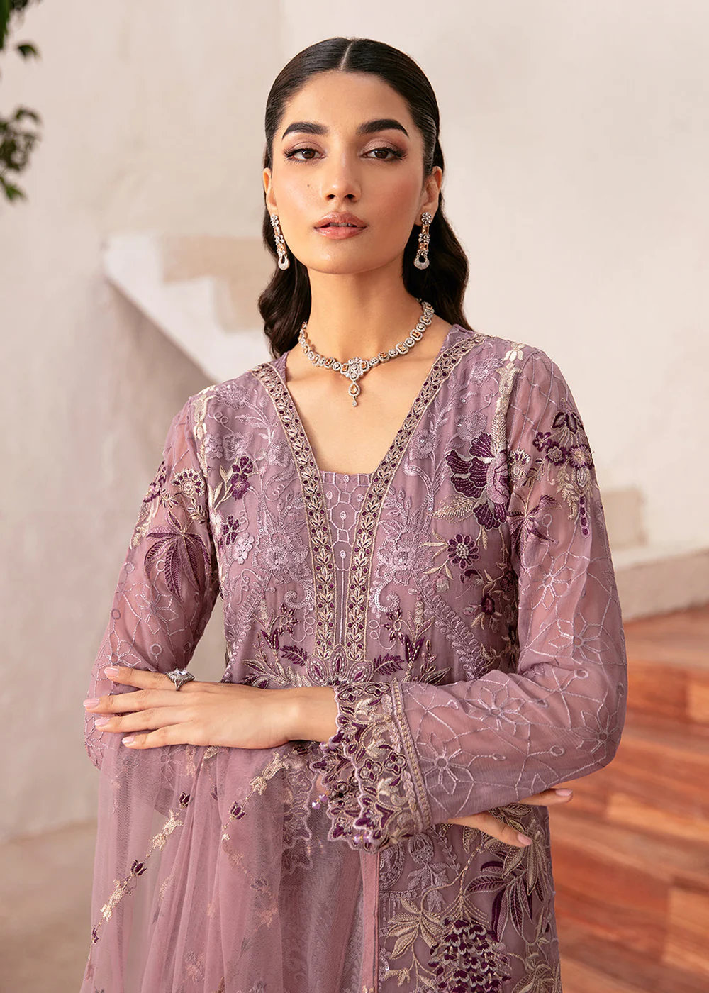 Rangoon Chiffon Collection 24 by Ramsha | D-1208 - Image 2