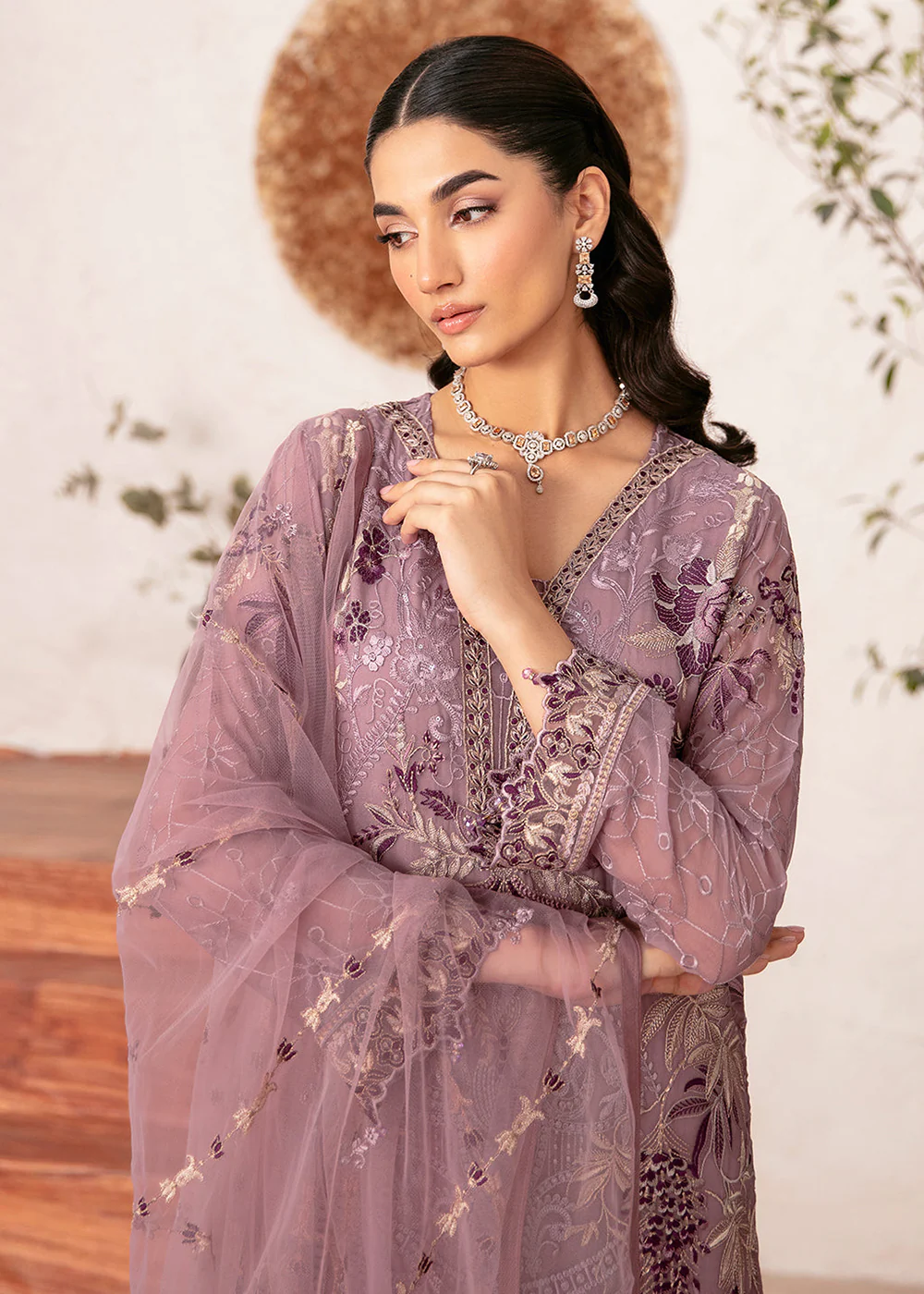 Rangoon Chiffon Collection 24 by Ramsha | D-1208 - Image 5