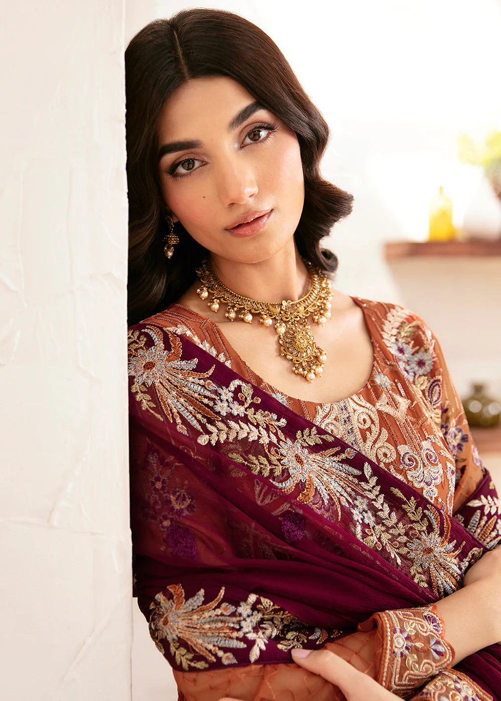 Rangoon Chiffon Collection 24 by Ramsha | D-1209 - Image 6