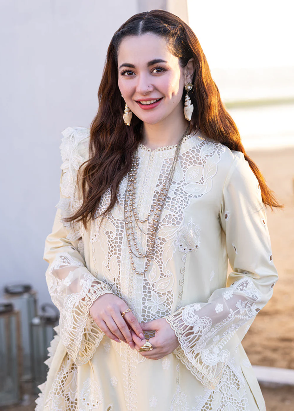 Sahil Kinare Luxury Lawn '24 by Qalamkar | FP-01 JANA - Image 2