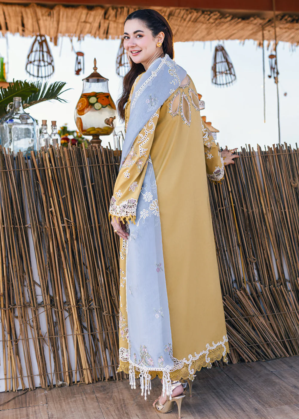 Sahil Kinare Luxury Lawn '24 by Qalamkar | FP-03 SELMA - Image 3