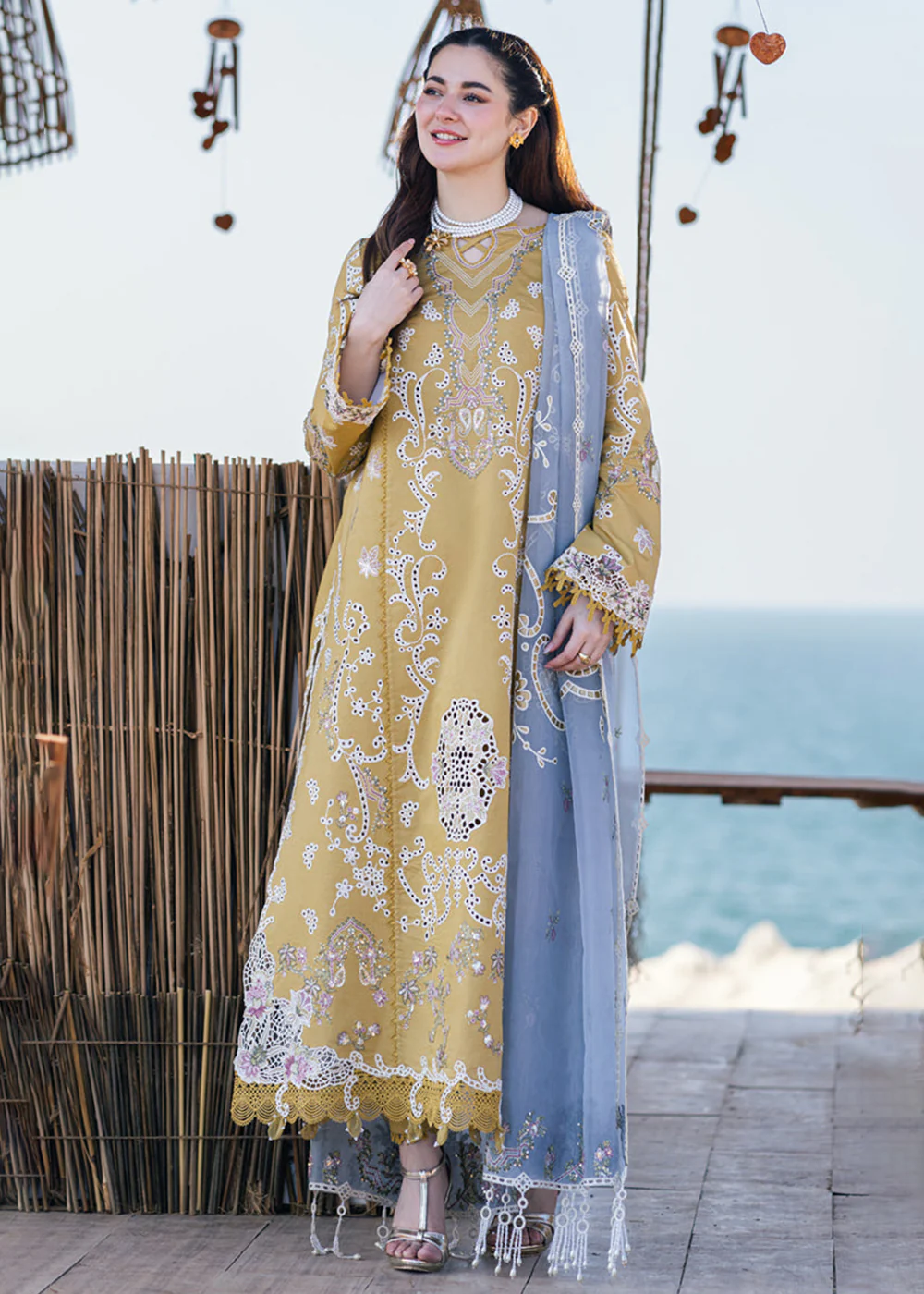 Sahil Kinare Luxury Lawn '24 by Qalamkar | FP-03 SELMA - Image 5