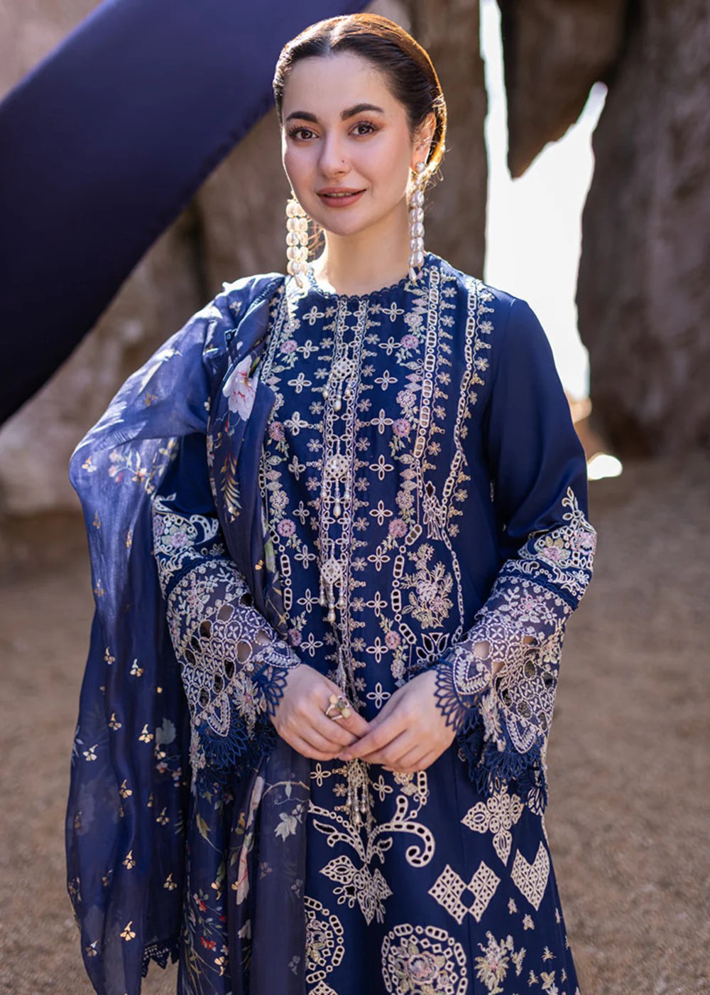 Sahil Kinare Luxury Lawn '24 by Qalamkar | FP-06 MIRAY - Image 2