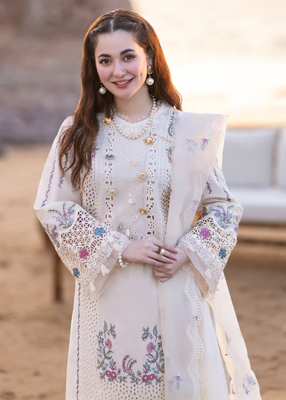 Sahil Kinare Luxury Lawn '24 by Qalamkar | FP-09 SELIN - Image 2