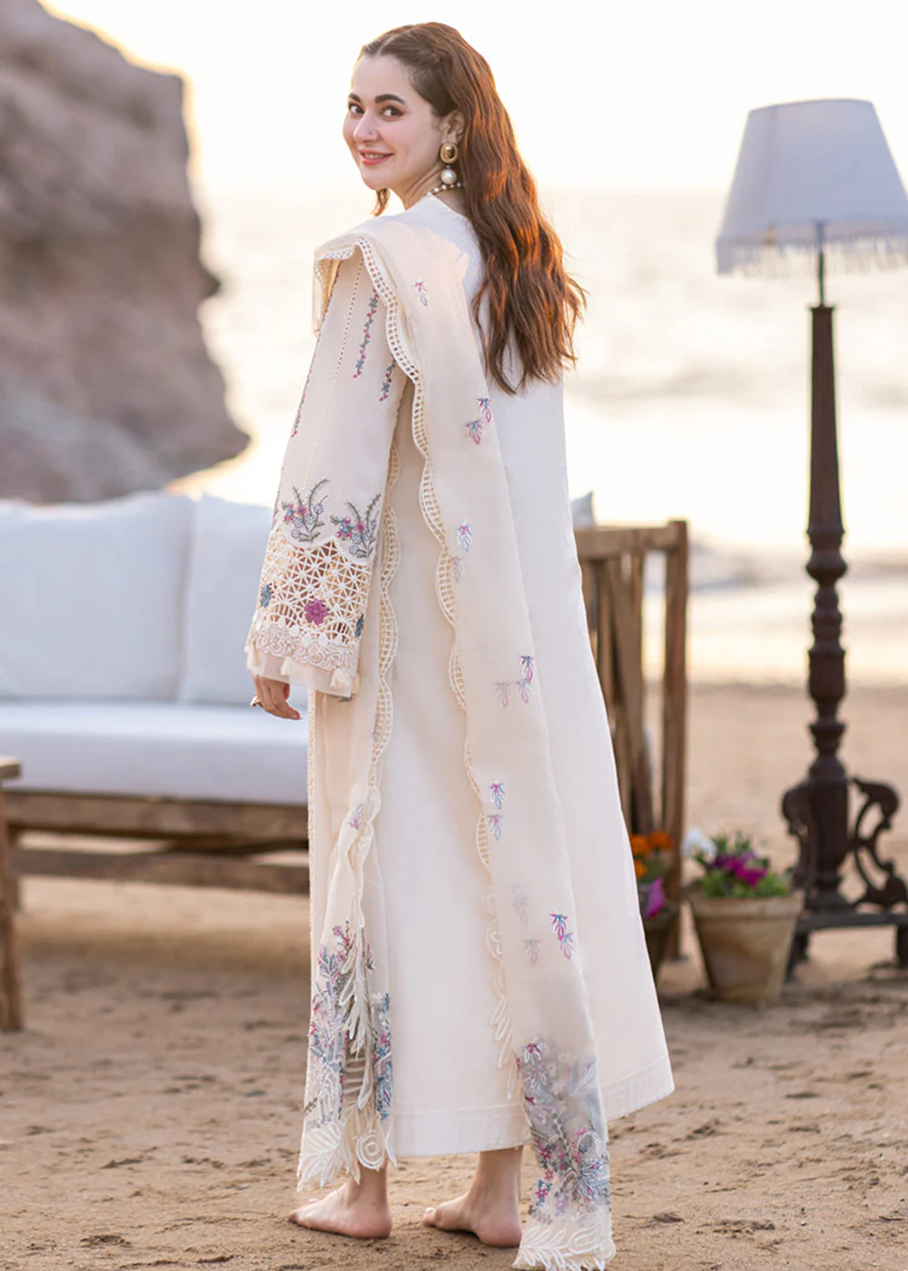 Sahil Kinare Luxury Lawn '24 by Qalamkar | FP-09 SELIN - Image 3