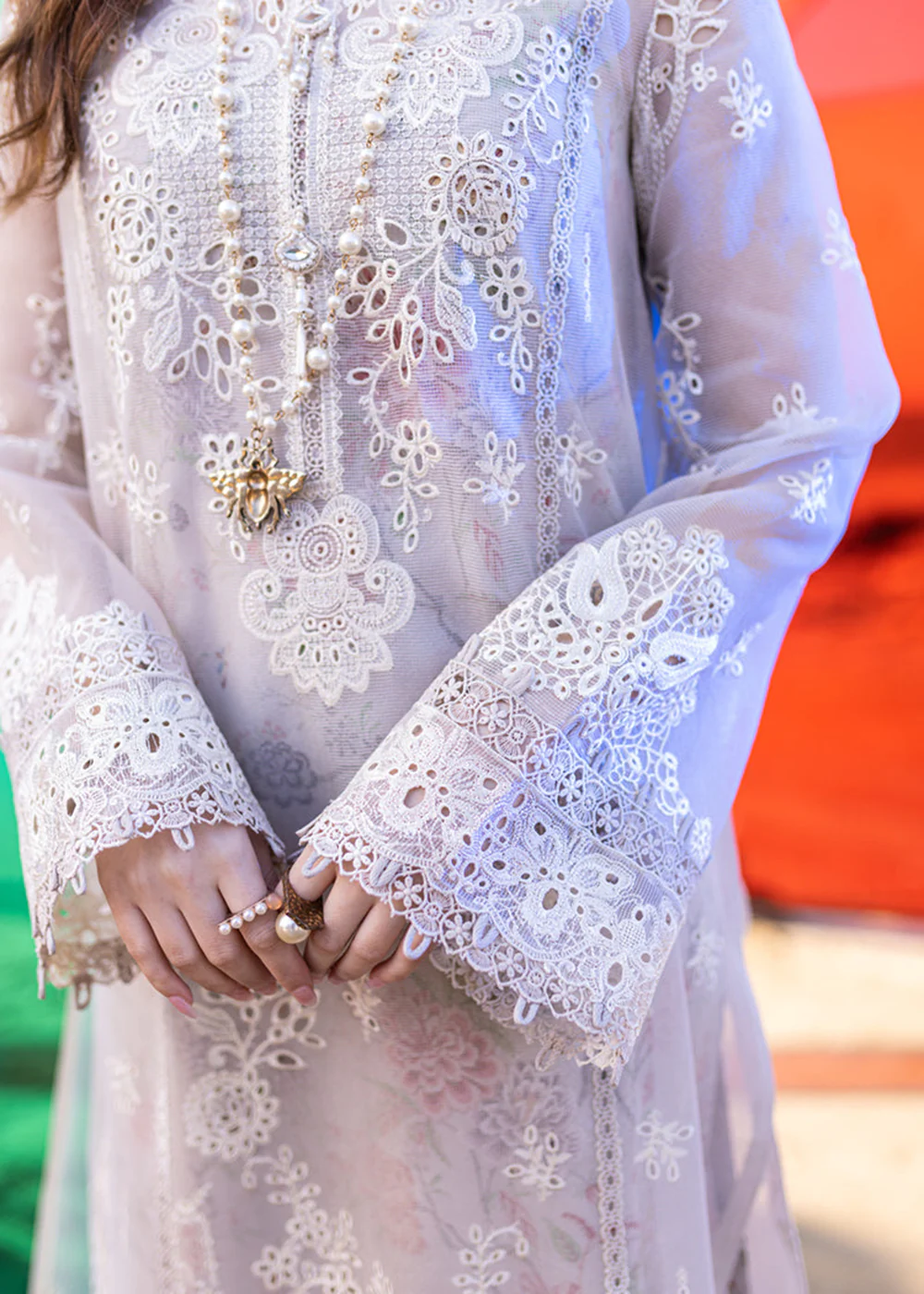 Sahil Kinare Luxury Lawn '24 by Qalamkar | FP-11 EMIRA - Image 2