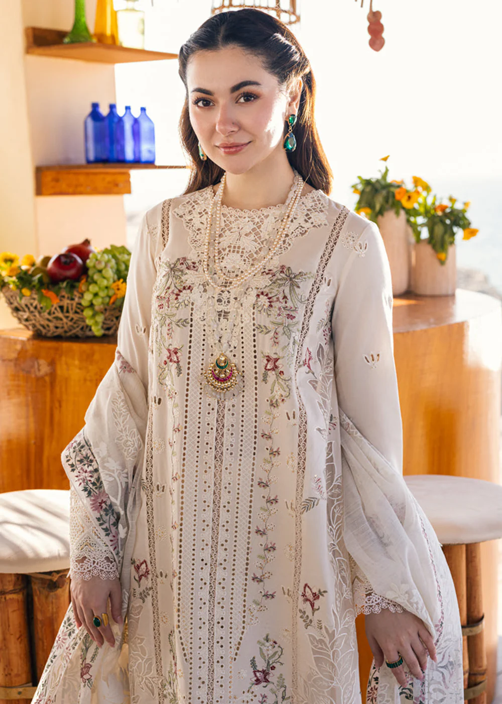 Sahil Kinare Luxury Lawn '24 by Qalamkar | FP-12 MARWA - Image 2