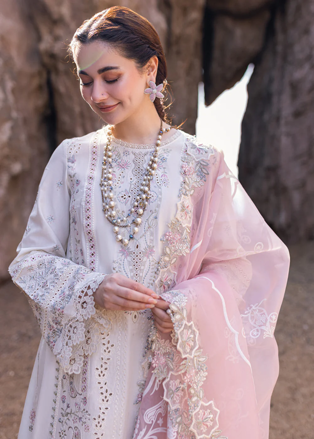 Sahil Kinare Luxury Lawn '24 by Qalamkar | FP-13 MELEK - Image 2