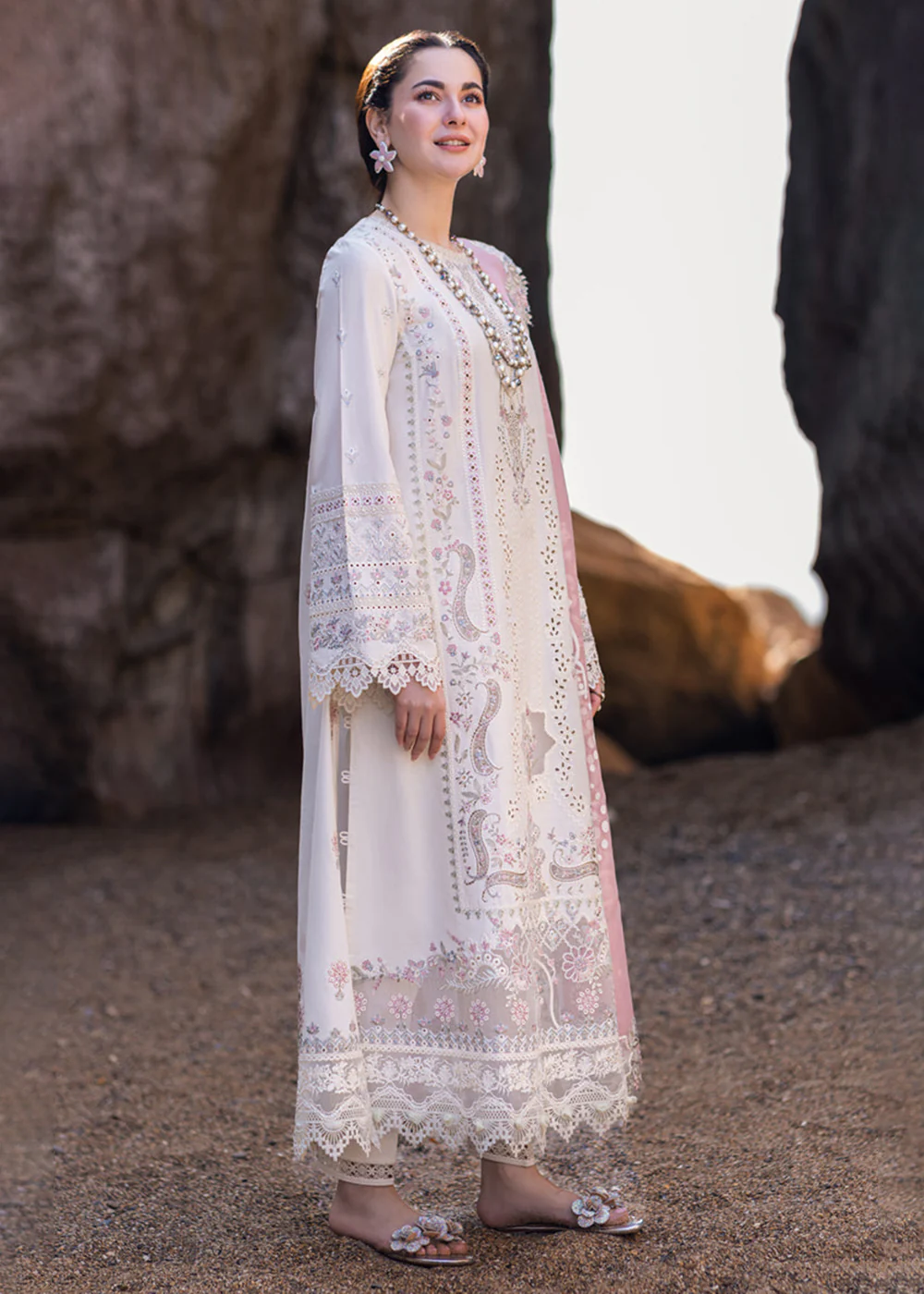 Sahil Kinare Luxury Lawn '24 by Qalamkar | FP-13 MELEK - Image 4