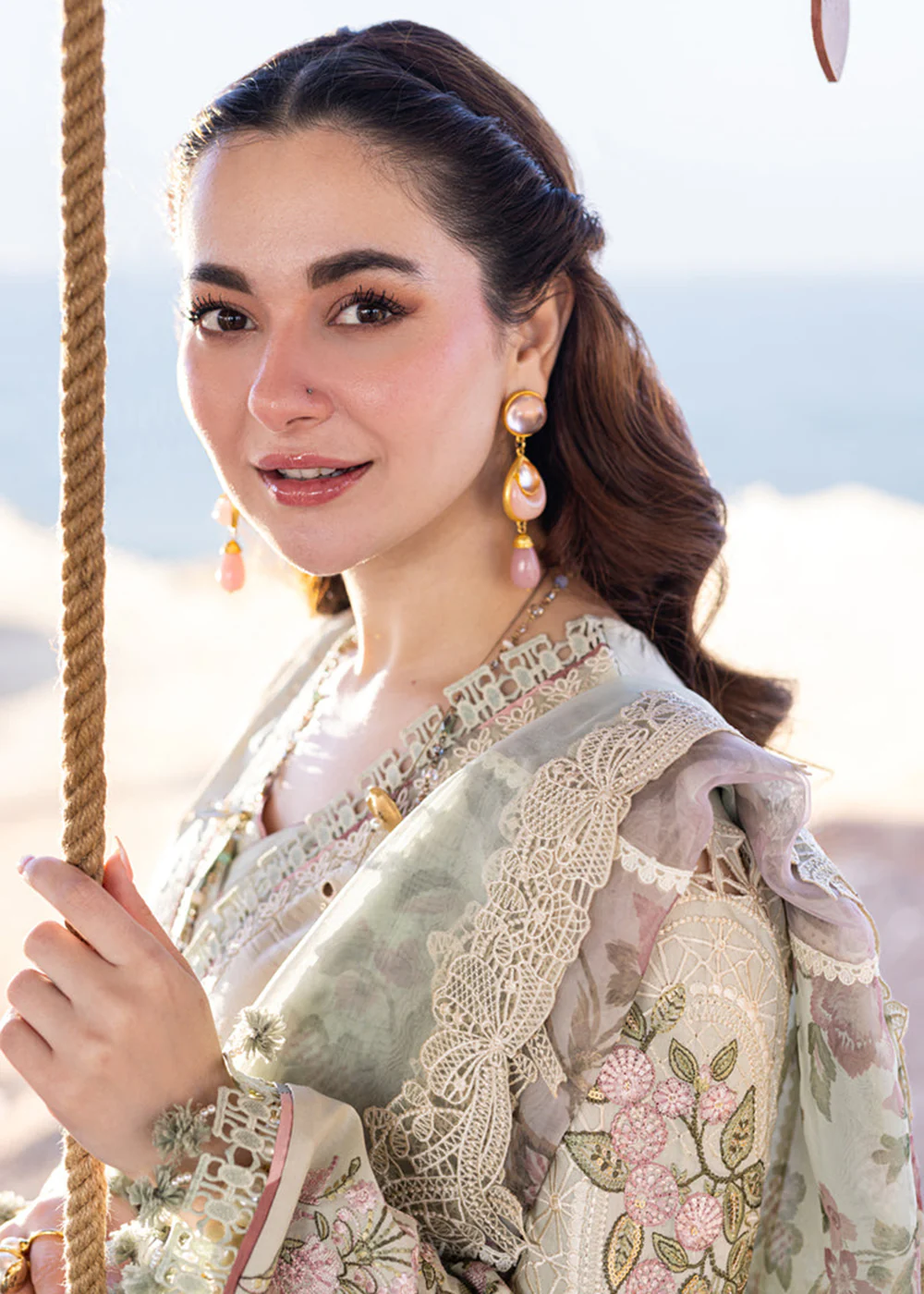 Sahil Kinare Luxury Lawn '24 by Qalamkar | FP-15 RANIA - Image 4