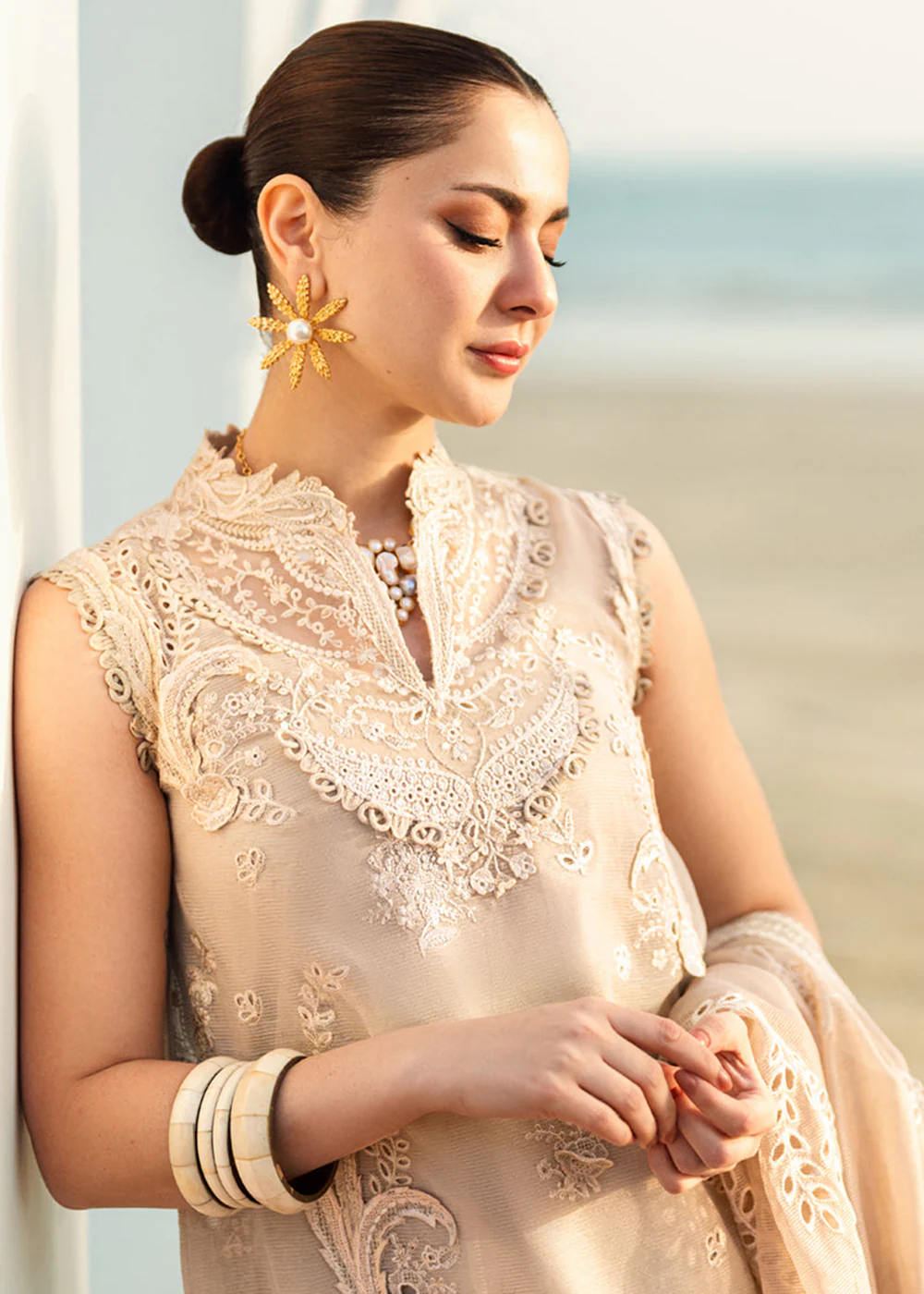 Sahil Luxury Lawn '25 by Qalamkar | FK-01 SOPHIA - Image 2