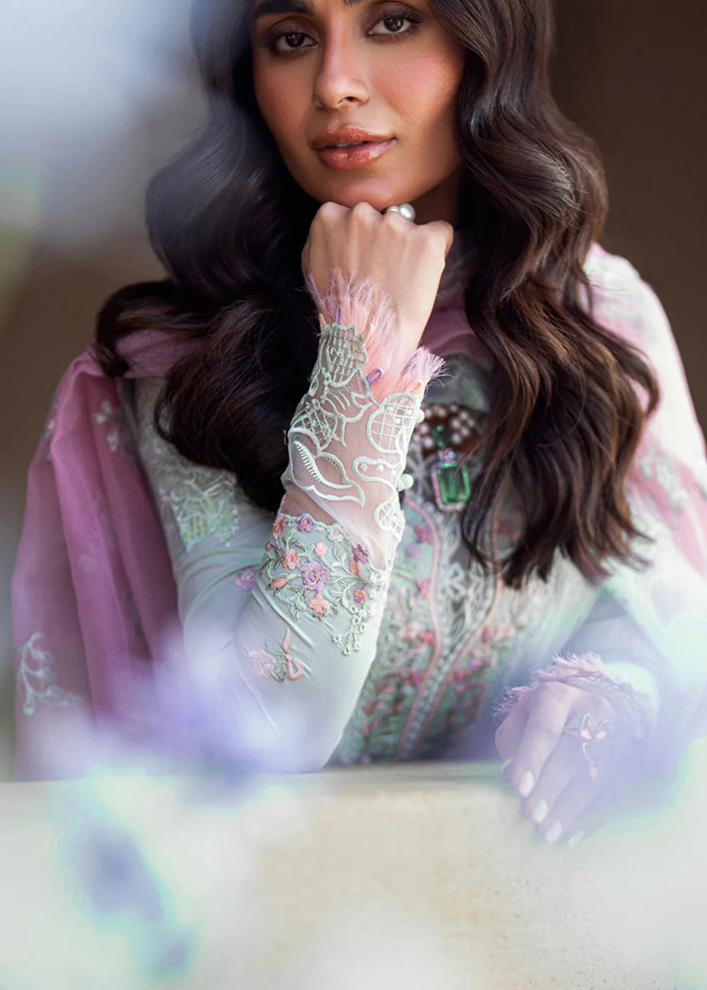 Sahil Luxury Lawn '25 by Qalamkar | FK-04 CHLOE - Image 2