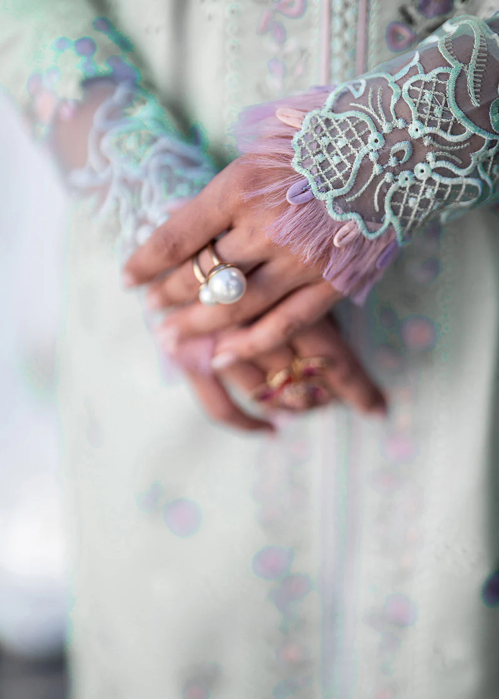 Sahil Luxury Lawn '25 by Qalamkar | FK-04 CHLOE - Image 7