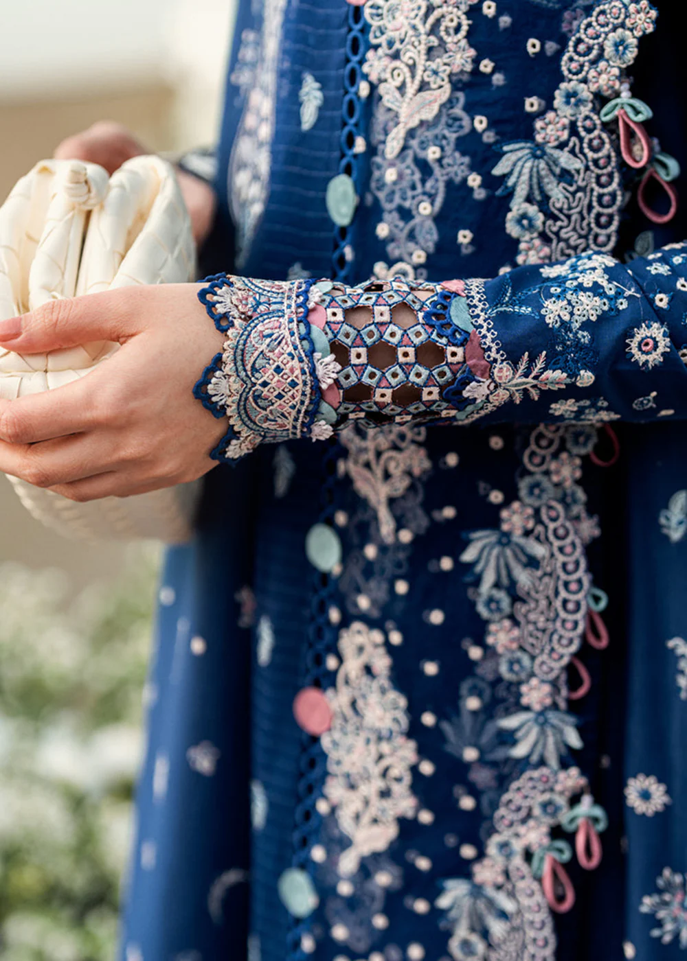 Sahil Luxury Lawn '25 by Qalamkar | FK-05 AURORA - Image 10