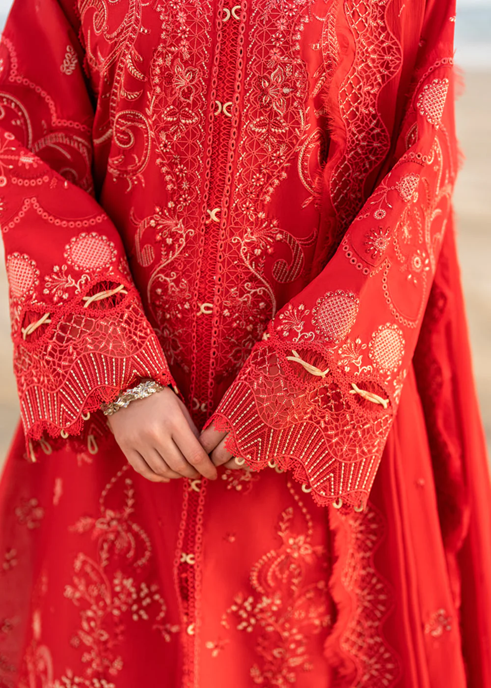 Sahil Luxury Lawn '25 by Qalamkar | FK-07 BELLA - Image 2