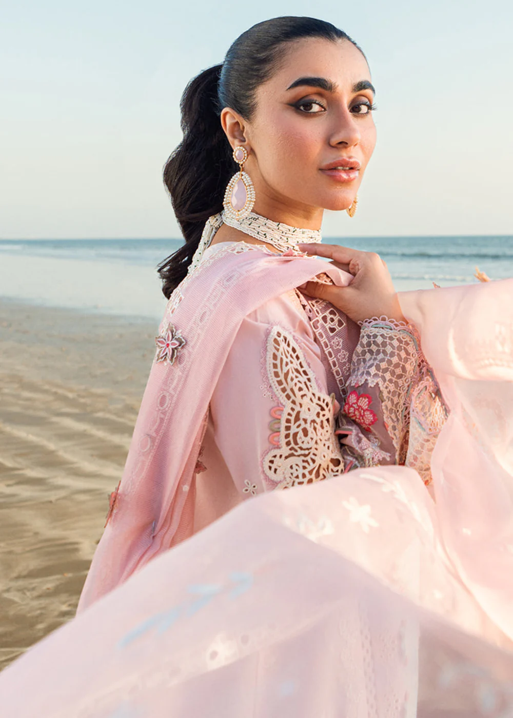 Sahil Luxury Lawn '25 by Qalamkar | FK-08 REEM - Image 4