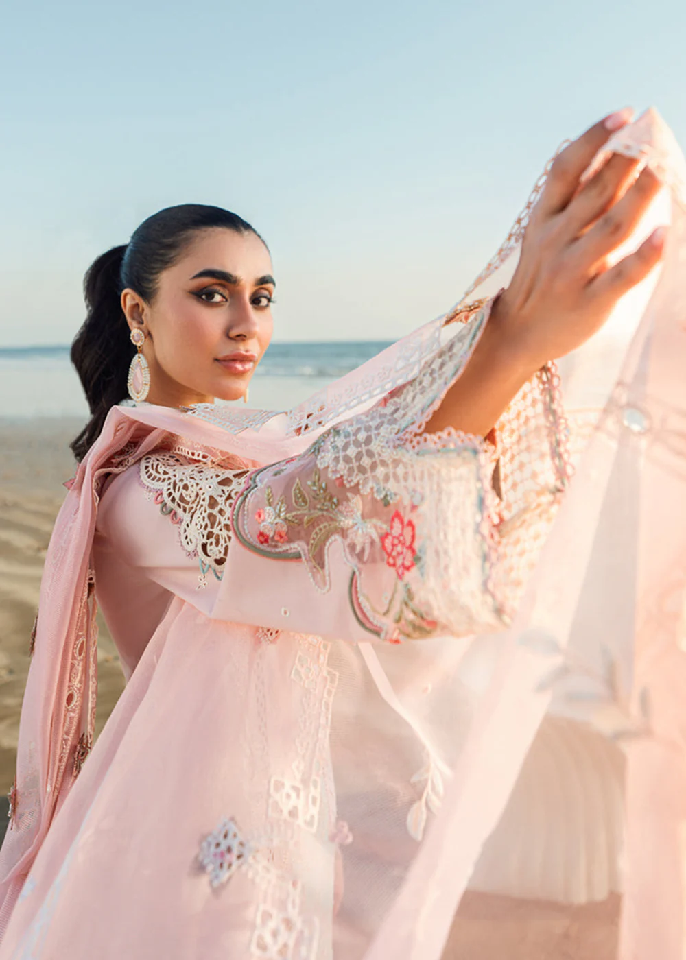 Sahil Luxury Lawn '25 by Qalamkar | FK-08 REEM - Image 6
