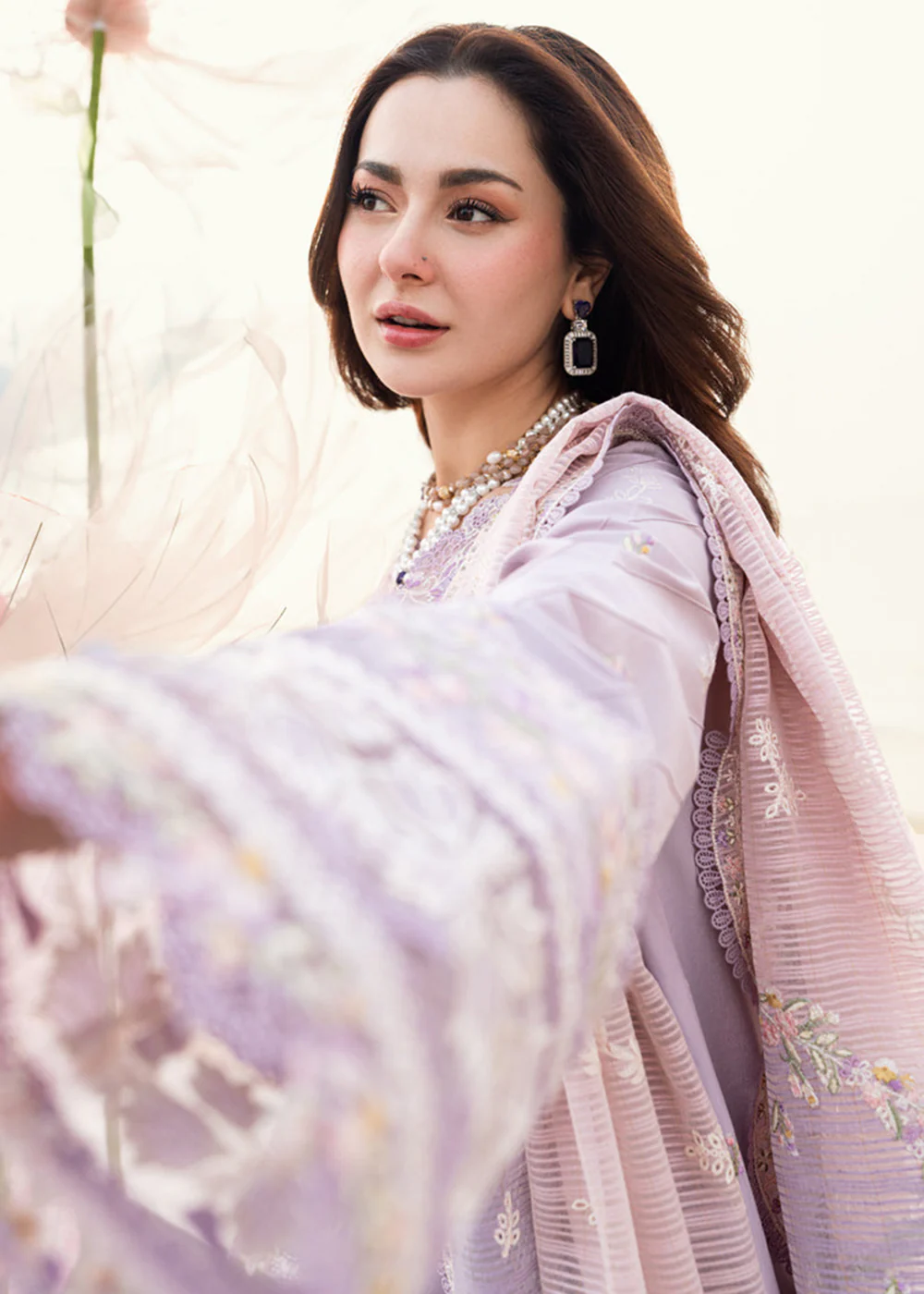 Sahil Luxury Lawn '25 by Qalamkar | FK-09 EVELYN - Image 6