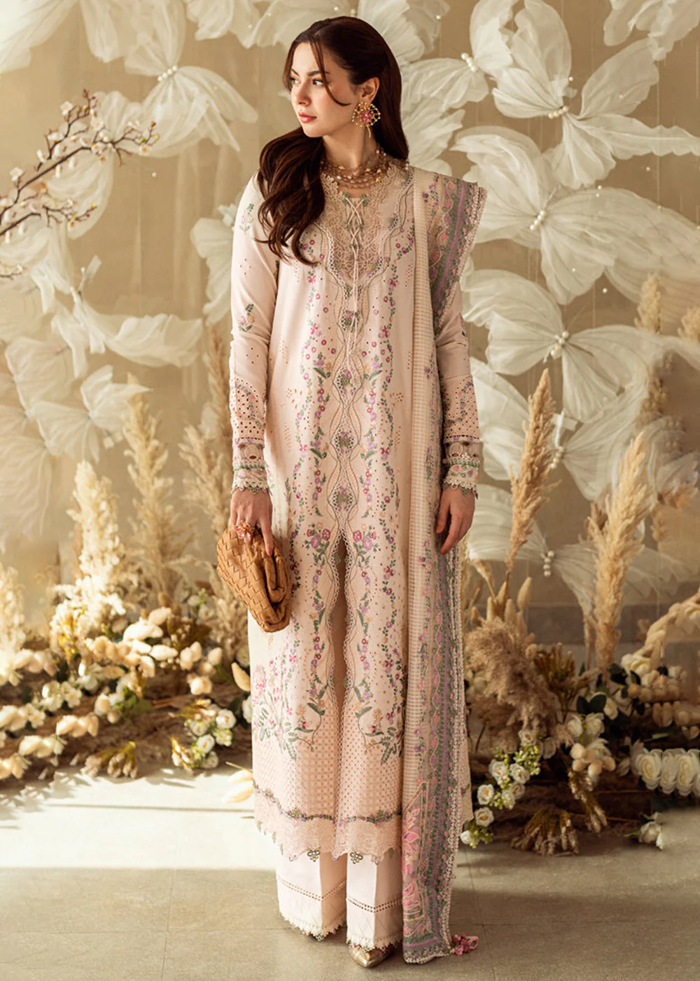 Sahil Luxury Lawn '25 by Qalamkar | FK-12 LILY
