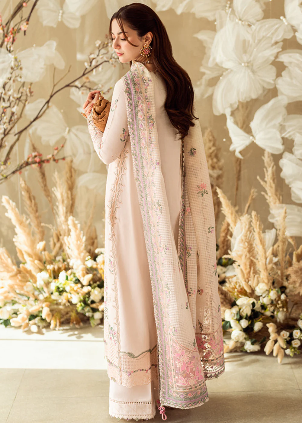 Sahil Luxury Lawn '25 by Qalamkar | FK-12 LILY - Image 3
