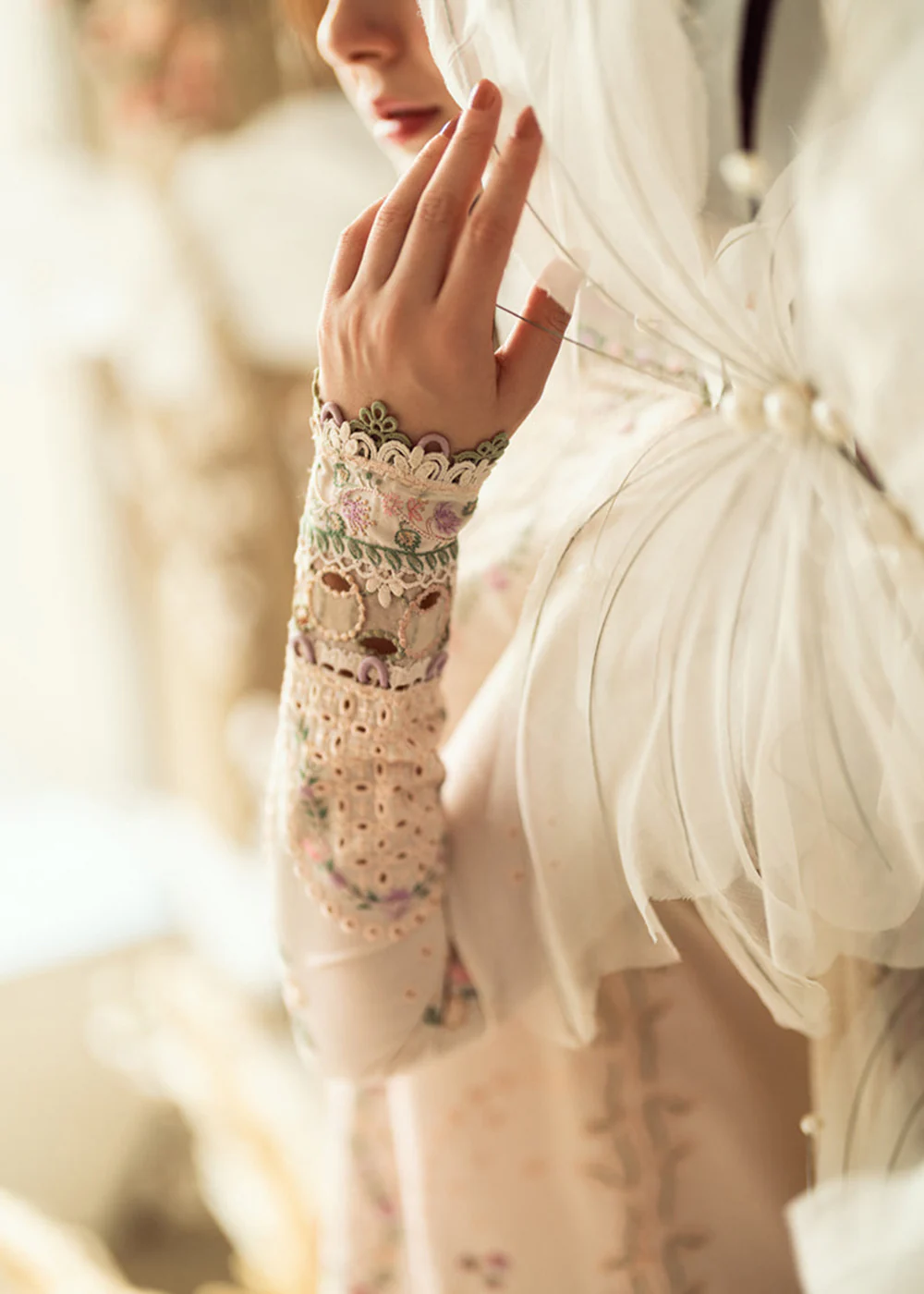 Sahil Luxury Lawn '25 by Qalamkar | FK-12 LILY - Image 6