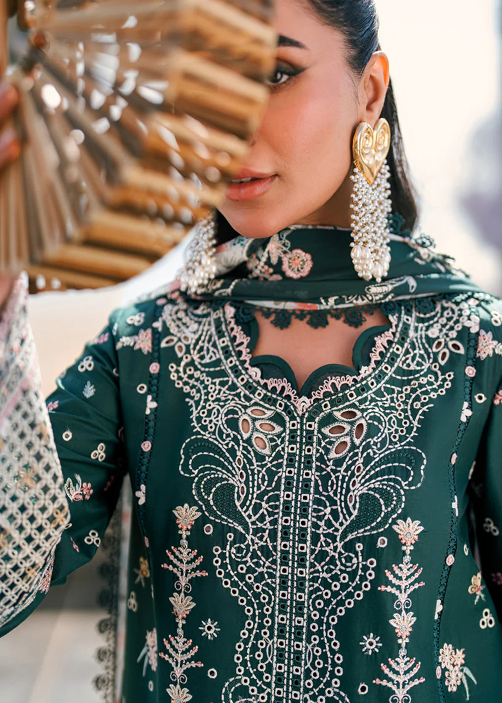 Sahil Luxury Lawn '25 by Qalamkar | FK-13 ELIZA - Image 2