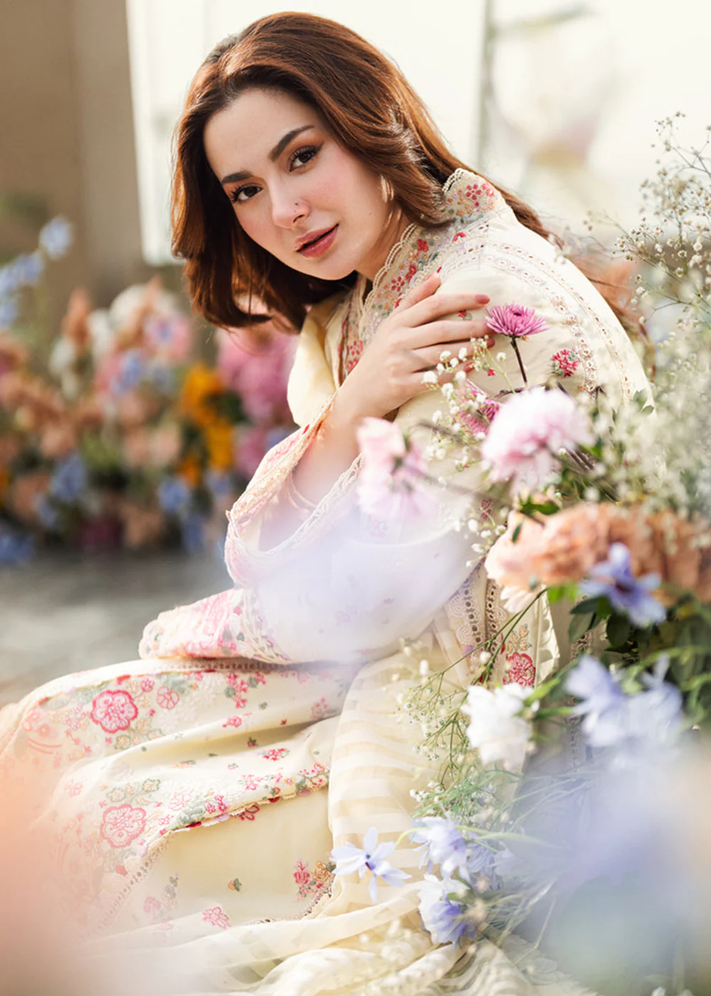 Sahil Luxury Lawn '25 by Qalamkar | FK-14 SCARLETT - Image 6