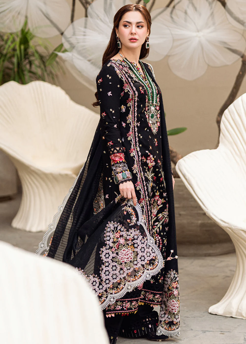 Sahil Luxury Lawn '25 by Qalamkar | FK-15 HANNAH - Image 6