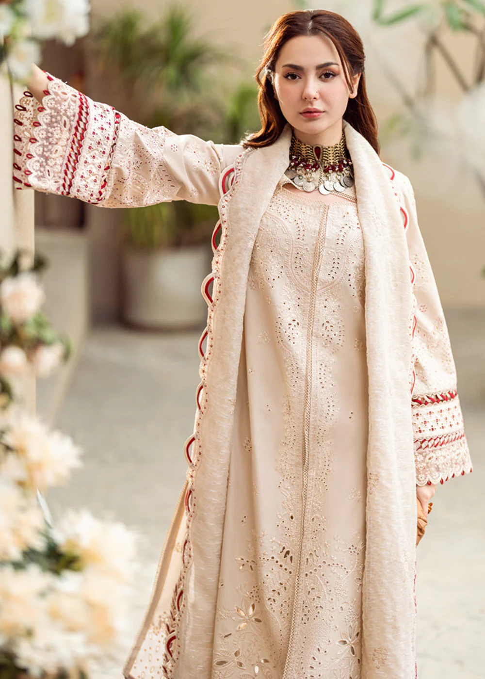 Sahil Luxury Lawn '25 by Qalamkar | FK-16 ANAYA