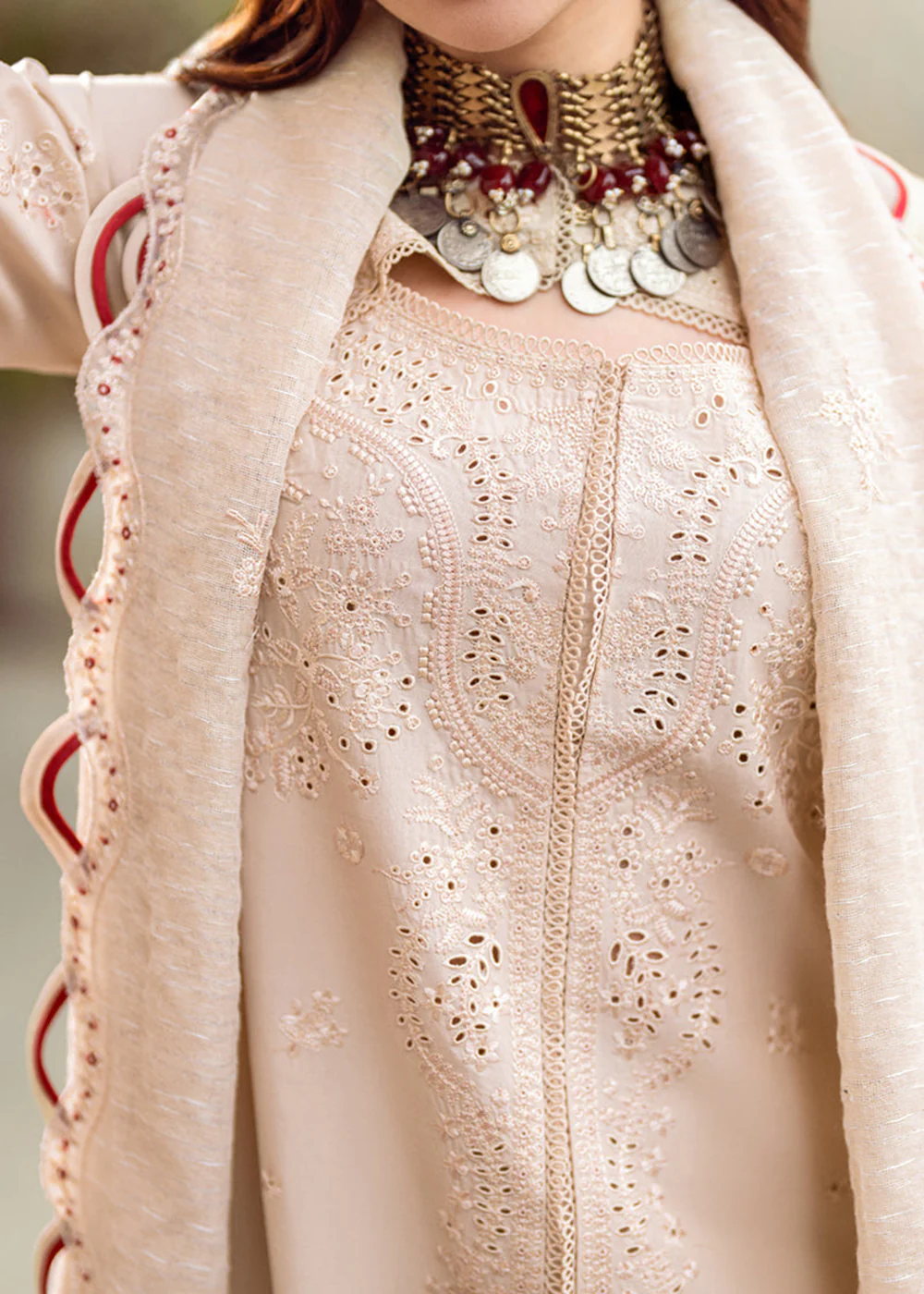 Sahil Luxury Lawn '25 by Qalamkar | FK-16 ANAYA - Image 6