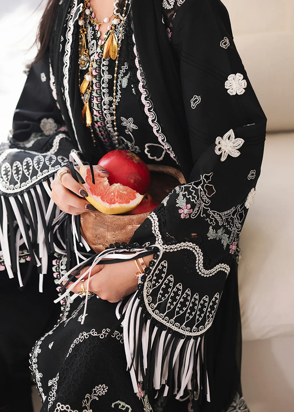 Sahil Luxury Lawn '26 by Qalamkar | SA-02 LIANA - Image 11