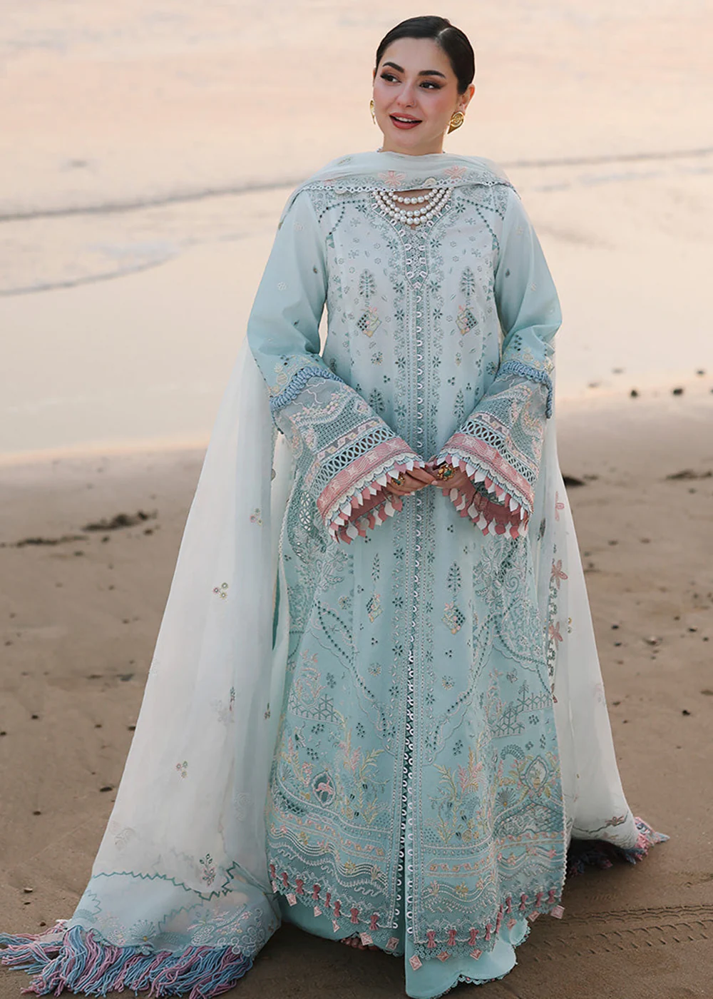 Sahil Luxury Lawn '26 by Qalamkar | SA-05 AYRA