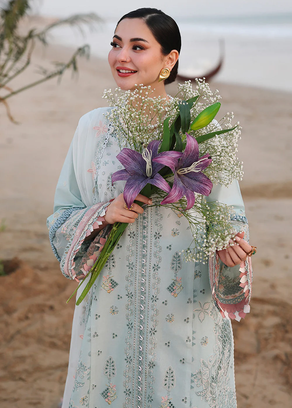 Sahil Luxury Lawn '26 by Qalamkar | SA-05 AYRA - Image 4